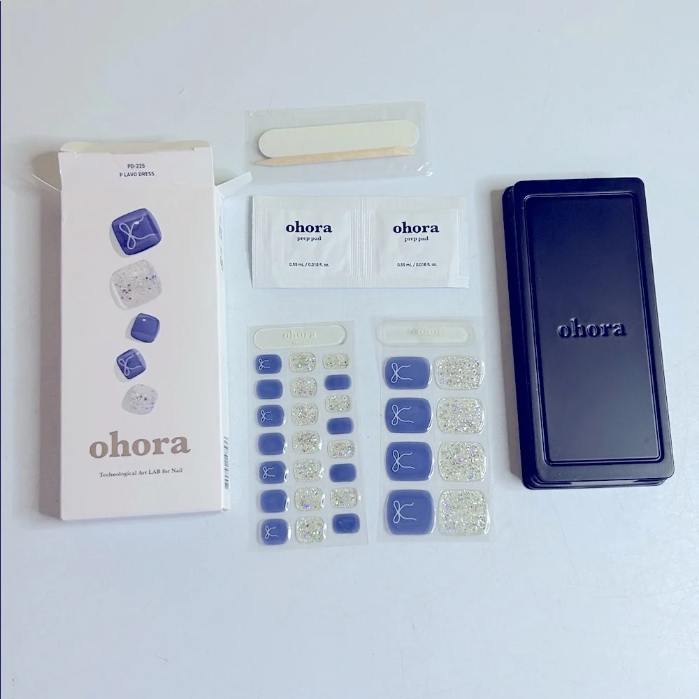 Ohora Lavo Dress Semi-Cured Gel Pedi Strips